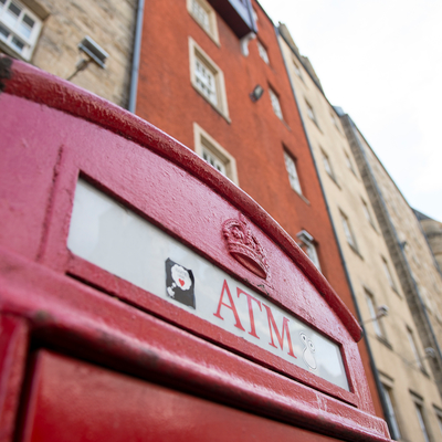 ATM phonebox Edinburgh