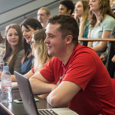 Students sitting in a lecture 
