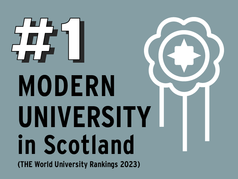 Number 1 modern university in Scotland