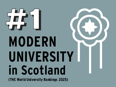 ENU is the number 1 modern university in Scotland according to the THE World University Rankings 2025
