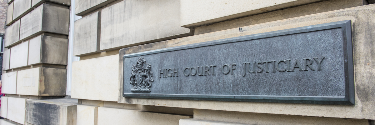 High Court of Justiciary sign