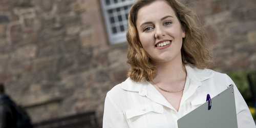 Building Surveying student smiling for the camera