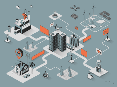 smart city illustration