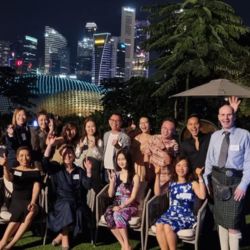 Alumni at a Singapore event