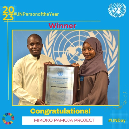 Mikoko Pamoja's award for UN Kenya person of the Year