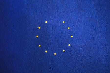 European flag with 1 star missing