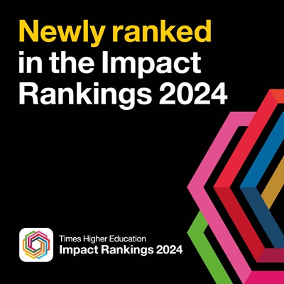 A THE Impact Rankings 2024 graphic