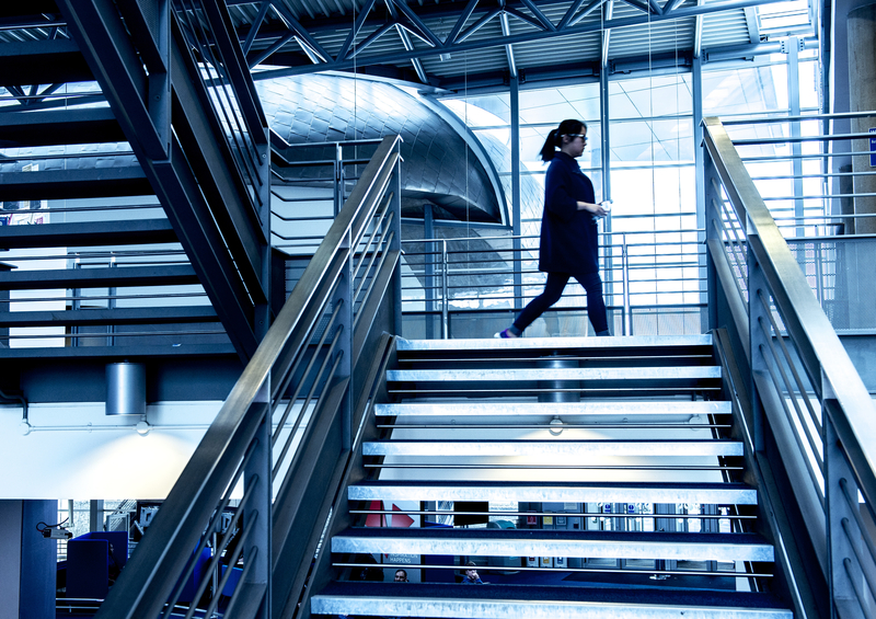 Craiglockhart campus staircase. 