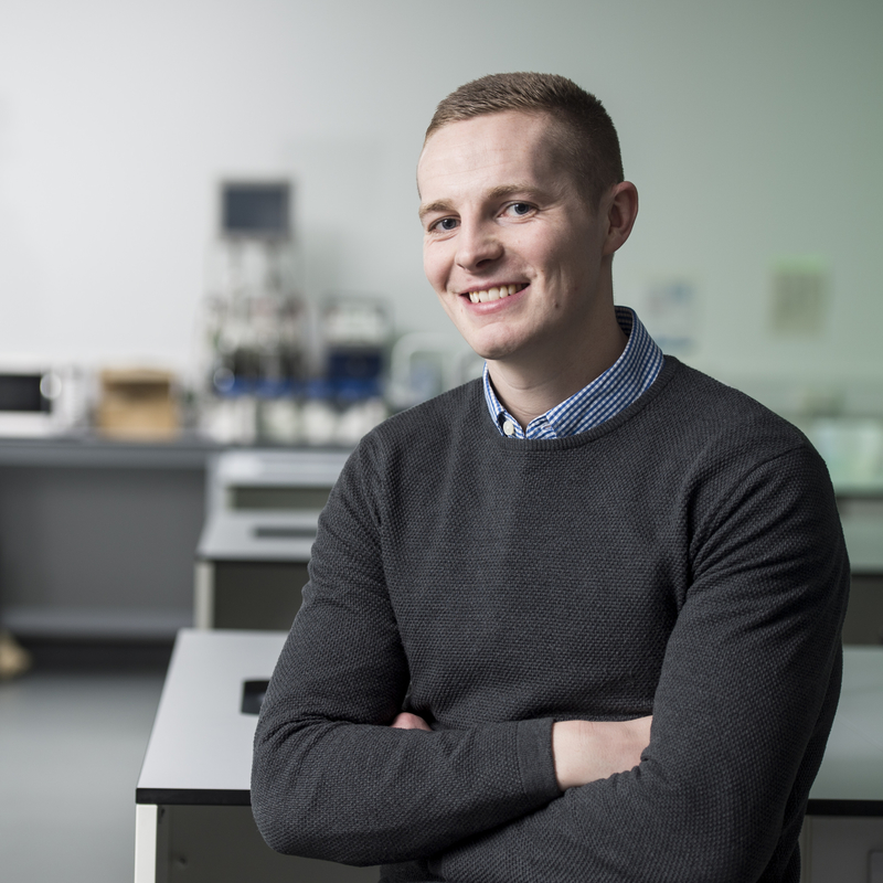 Alumnus Callum Galloway who graduated in 2017.